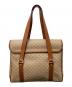 CELINE (セリーヌ) マカダム柄ショルダーバッグ ブラウン：23000円