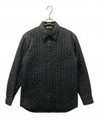 AURALEEオーラリー）の古着「SUVINHIGH COUNT CLOTH QUILTING SHIRTS」｜ブラック
