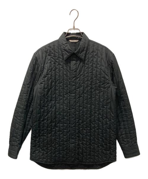 AURALEE（オーラリー）AURALEE (オーラリー) SUVINHIGH COUNT CLOTH QUILTING SHIRTS ブラック サイズ:3の古着・服飾アイテム