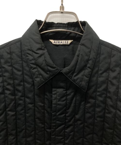 AURALEE（オーラリー）AURALEE (オーラリー) SUVINHIGH COUNT CLOTH QUILTING SHIRTS ブラック サイズ:3の古着・服飾アイテム