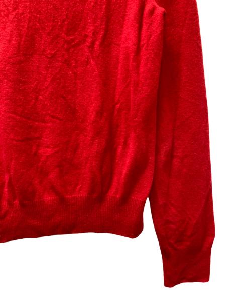 PLAY COMME des GARCONS（プレイコムデギャルソン）PLAY COMME des GARCONS (プレイコムデギャルソン) ハートロゴ刺繍ニットカーディガン レッド サイズ:Ｓの古着・服飾アイテム