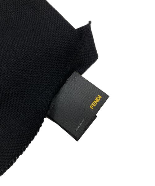 FENDI（フェンディ）FENDI (フェンディ) ズッカマフラー ブラックの古着・服飾アイテム