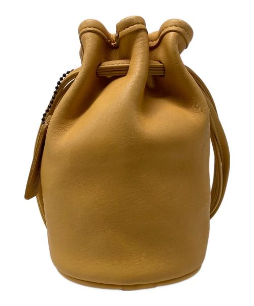 COACH（コーチ）COACH (コーチ) 巾着ショルダーバッグ イエローの古着・服飾アイテム