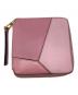 LOEWE (ロエベ) パズル スクエア ラウンドファスナー二つ折り財布 ピンク：9000円