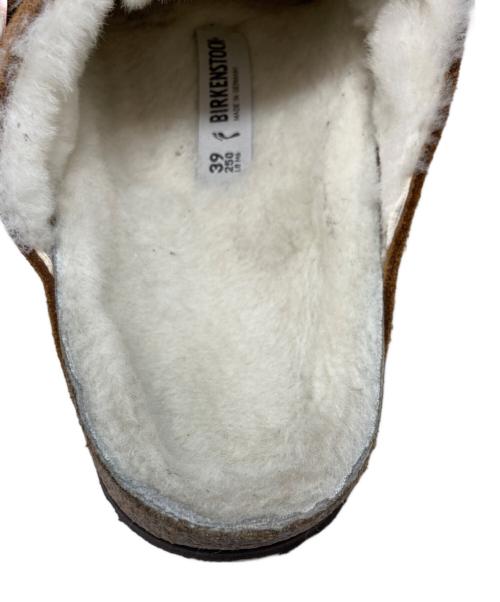 BIRKENSTOCK（ビルケンシュトック）BIRKENSTOCK (ビルケンシュトック) Boston Shearling ブラウン サイズ:SIZE 39の古着・服飾アイテム