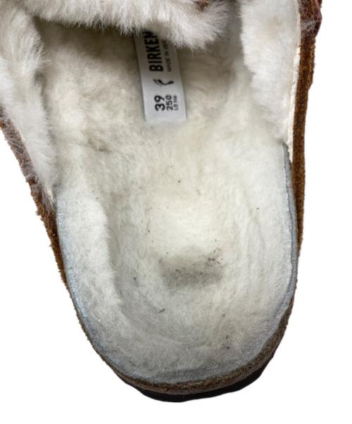 BIRKENSTOCK（ビルケンシュトック）BIRKENSTOCK (ビルケンシュトック) Boston Shearling ブラウン サイズ:SIZE 39の古着・服飾アイテム