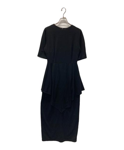 RIM.ARK（リムアーク）RIM.ARK (リムアーク) Drape design cut dress ブラック サイズ:36 未使用品の古着・服飾アイテム