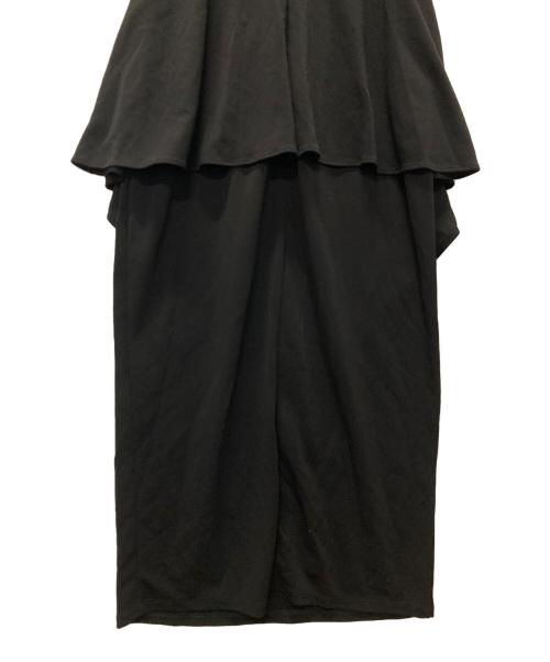RIM.ARK（リムアーク）RIM.ARK (リムアーク) Drape design cut dress ブラック サイズ:36 未使用品の古着・服飾アイテム