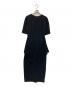 RIM.ARK（リムアーク）の古着「Drape design cut dress」｜ブラック