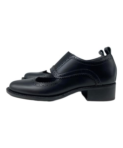 RIM.ARK（リムアーク）RIM.ARK (リムアーク) Cut out wing tip shoes ブラック サイズ:36の古着・服飾アイテム