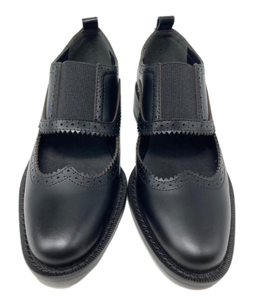 RIM.ARK（リムアーク）RIM.ARK (リムアーク) Cut out wing tip shoes ブラック サイズ:36の古着・服飾アイテム