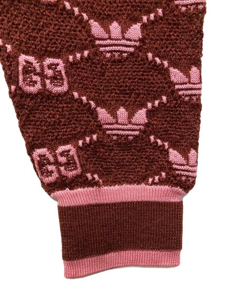 GUCCI（グッチ）GUCCI (グッチ) adidas (アディダス) ジャガードパンツ ブラウン サイズ:XSの古着・服飾アイテム