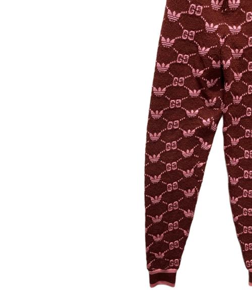 GUCCI（グッチ）GUCCI (グッチ) adidas (アディダス) ジャガードパンツ ブラウン サイズ:XSの古着・服飾アイテム