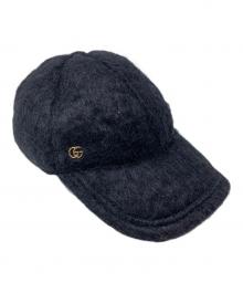 GUCCI（グッチ）の古着「モヘアキャップ」｜ブラック