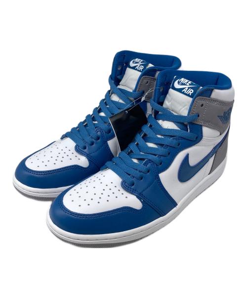 NIKE（ナイキ）NIKE (ナイキ) AIR JORDAN 1 RETRO HIGH OG TRUE BLUE/WHITE-CEMENT GREY サイズ:27cm 未使用品の古着・服飾アイテム