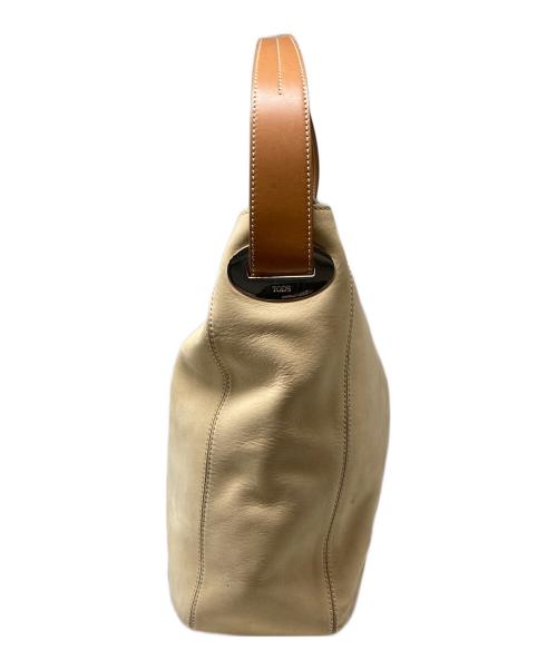 TOD'S（トッズ）TOD'S (トッズ) ワンショルダーバッグ ベージュの古着・服飾アイテム