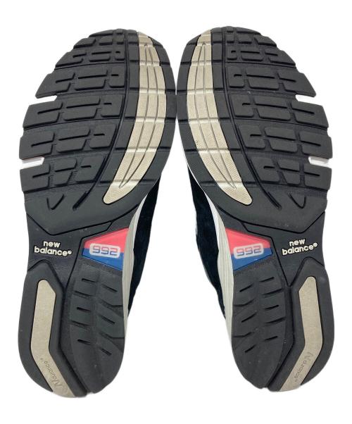 NEW BALANCE（ニューバランス）NEW BALANCE (ニューバランス) 992ローカットスニーカー ブラック×グレー サイズ:25cmの古着・服飾アイテム