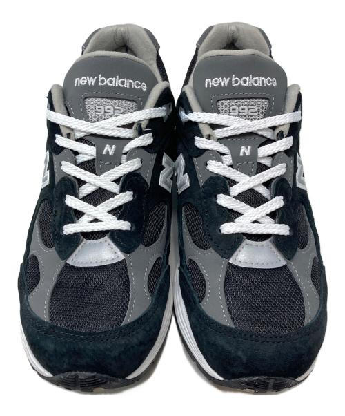 NEW BALANCE（ニューバランス）NEW BALANCE (ニューバランス) 992ローカットスニーカー ブラック×グレー サイズ:25cmの古着・服飾アイテム