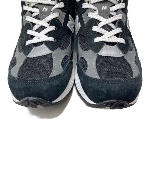 NEW BALANCE（ニューバランス）NEW BALANCE (ニューバランス) 992ローカットスニーカー ブラック×グレー サイズ:25cmの古着・服飾アイテム