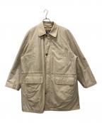 Burberry'sバーバリーズ）の古着「裏ノバチェックライナー付ステンカラーコート」｜ベージュ