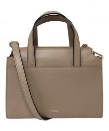 FURLA（フルラ）の古着「ヌーヴォラ ミニボストンバッグ」｜ベージュ
