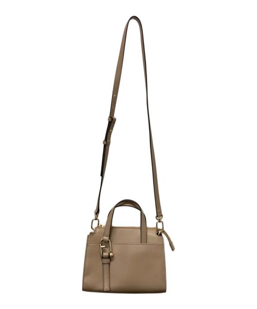 FURLA（フルラ）FURLA (フルラ) ヌーヴォラ ミニボストンバッグ ベージュの古着・服飾アイテム
