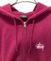 中古・古着 stussy (ステューシー) ジップパーカー ピンク サイズ:S：10000円