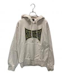 stussy（ステューシー）の古着「プリントパーカー」｜ベージュ