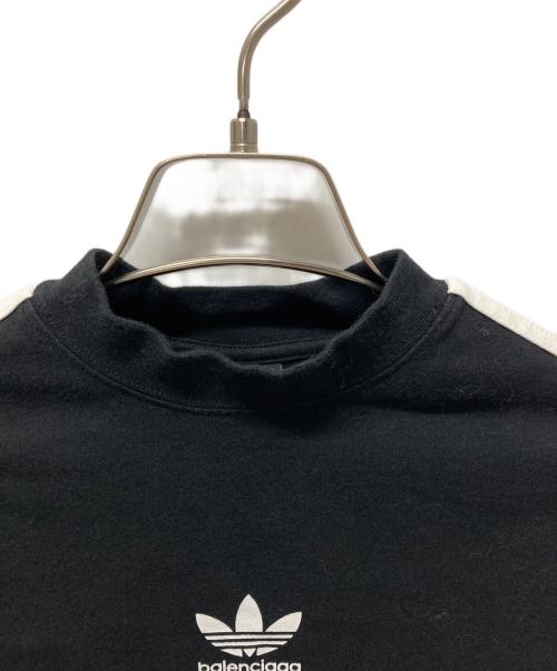 adidas（アディダス）adidas (アディダス) BALENCIAGA (バレンシアガ) ロゴプリントカットソー ブラック サイズ:XSの古着・服飾アイテム