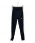adidas（アディダス）の古着「STRETCH LEGGINGS/ストレッチナイロンレギンスパンツ」｜ブラック