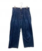 superNova.スーパーノヴァ）の古着「Wide selvedge jeans - One wash」｜インディゴ