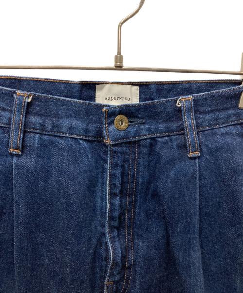 superNova.（スーパーノヴァ）superNova. (スーパーノヴァ) Wide selvedge jeans - One wash インディゴ サイズ:Mの古着・服飾アイテム