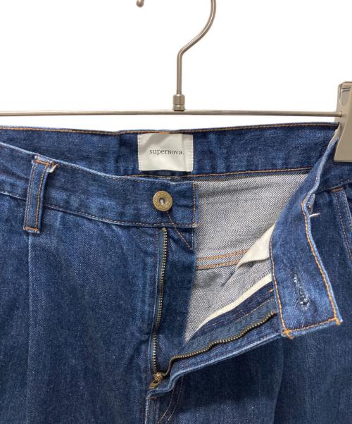 superNova.（スーパーノヴァ）superNova. (スーパーノヴァ) Wide selvedge jeans - One wash インディゴ サイズ:Mの古着・服飾アイテム