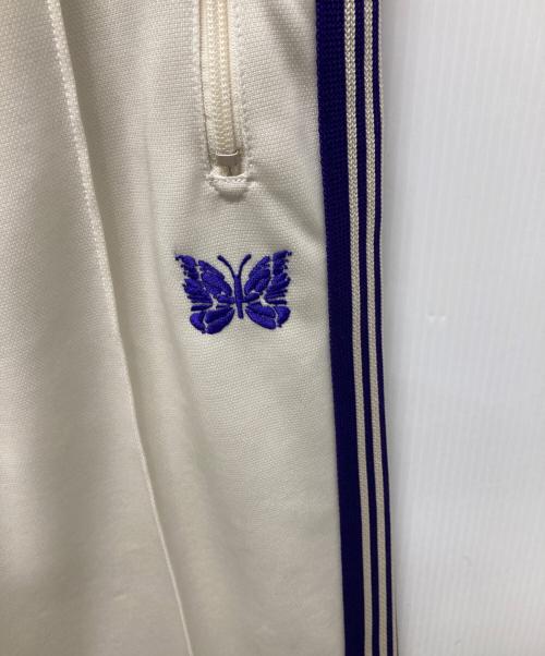 Needles（ニードルズ）Needles (ニードルズ) トラックパンツ アイボリー×パープル サイズ:Sの古着・服飾アイテム