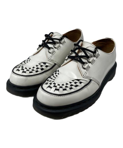 Dr.Martens（ドクターマーチン）Dr.Martens (ドクターマーチン) RAMSEY ラムゼイ 3タイ レザーシューズ ホワイト サイズ:UK8の古着・服飾アイテム