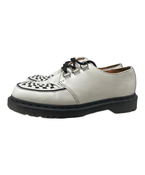 Dr.Martens（ドクターマーチン）Dr.Martens (ドクターマーチン) RAMSEY ラムゼイ 3タイ レザーシューズ ホワイト サイズ:UK8の古着・服飾アイテム
