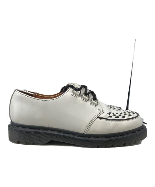 Dr.Martens（ドクターマーチン）Dr.Martens (ドクターマーチン) RAMSEY ラムゼイ 3タイ レザーシューズ ホワイト サイズ:UK8の古着・服飾アイテム