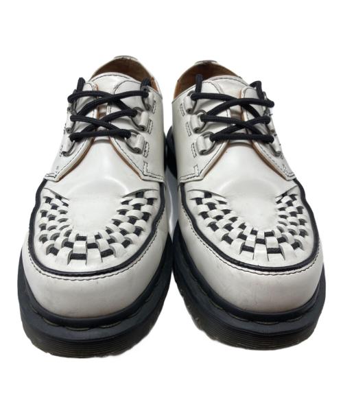 Dr.Martens（ドクターマーチン）Dr.Martens (ドクターマーチン) RAMSEY ラムゼイ 3タイ レザーシューズ ホワイト サイズ:UK8の古着・服飾アイテム