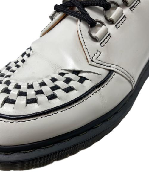 Dr.Martens（ドクターマーチン）Dr.Martens (ドクターマーチン) RAMSEY ラムゼイ 3タイ レザーシューズ ホワイト サイズ:UK8の古着・服飾アイテム