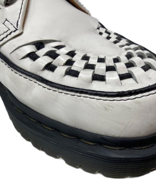 Dr.Martens（ドクターマーチン）Dr.Martens (ドクターマーチン) RAMSEY ラムゼイ 3タイ レザーシューズ ホワイト サイズ:UK8の古着・服飾アイテム