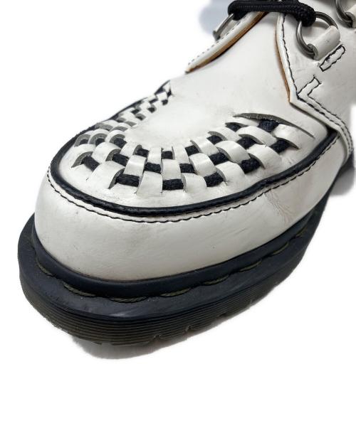 Dr.Martens（ドクターマーチン）Dr.Martens (ドクターマーチン) RAMSEY ラムゼイ 3タイ レザーシューズ ホワイト サイズ:UK8の古着・服飾アイテム