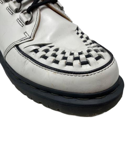Dr.Martens（ドクターマーチン）Dr.Martens (ドクターマーチン) RAMSEY ラムゼイ 3タイ レザーシューズ ホワイト サイズ:UK8の古着・服飾アイテム