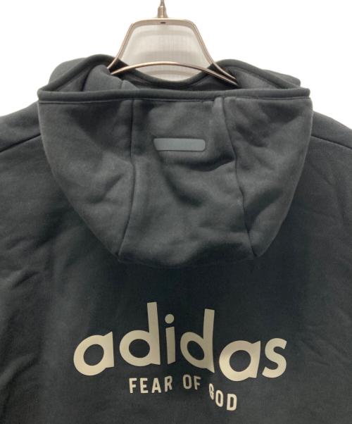 adidas（アディダス）adidas (アディダス) FEAR OF GOD (フィア・オブ・ゴッド) Heavy Fleece Hoodie ブラック サイズ:XLの古着・服飾アイテム