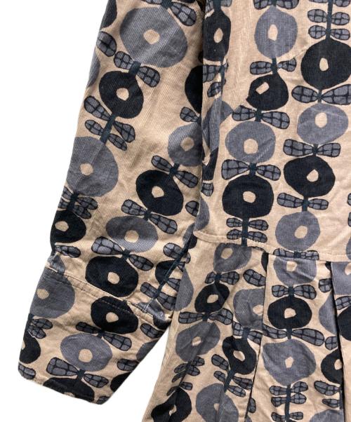 GRANDMA MAMA DAUGHTER（グランマママドーター）GRANDMA MAMA DAUGHTER (グランマママドーター) 花柄ワンピース ベージュ サイズ:2の古着・服飾アイテム