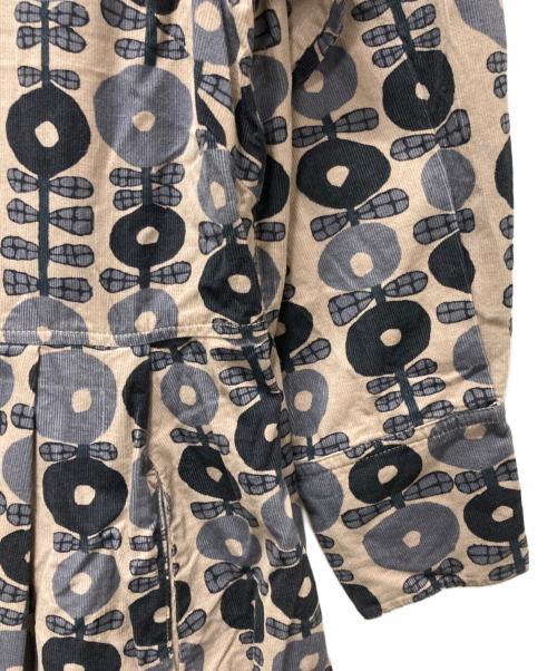 GRANDMA MAMA DAUGHTER（グランマママドーター）GRANDMA MAMA DAUGHTER (グランマママドーター) 花柄ワンピース ベージュ サイズ:2の古着・服飾アイテム