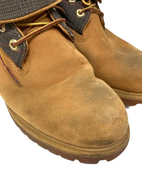 Timberland（ティンバーランド）Timberland (ティンバーランド) ロールアップブーツ ベージュ サイズ:９Wの古着・服飾アイテム