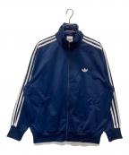 adidasアディダス）の古着「トラックジャケット」｜ネイビー
