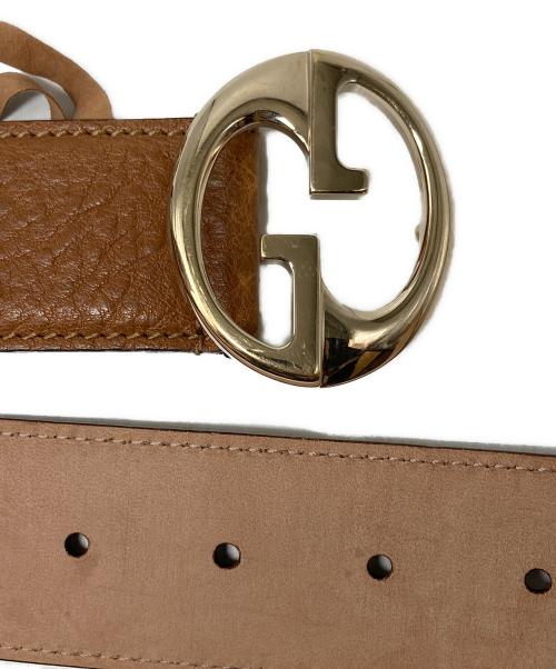 GUCCI（グッチ）GUCCI (グッチ) GGバックルレザーベルトの古着・服飾アイテム