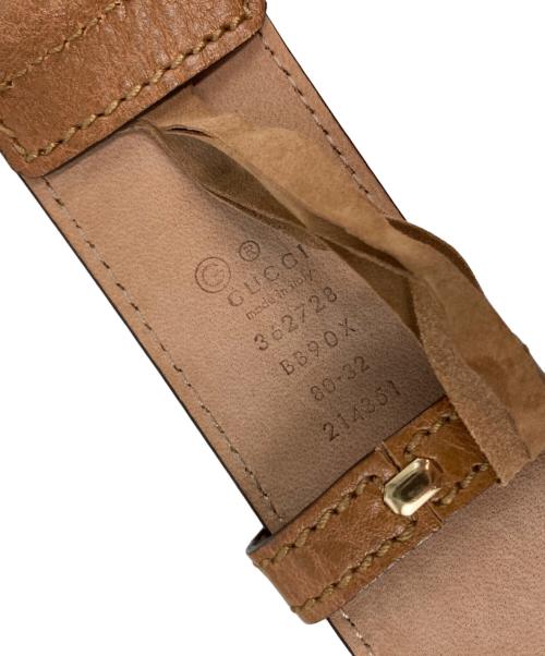 GUCCI（グッチ）GUCCI (グッチ) GGバックルレザーベルトの古着・服飾アイテム