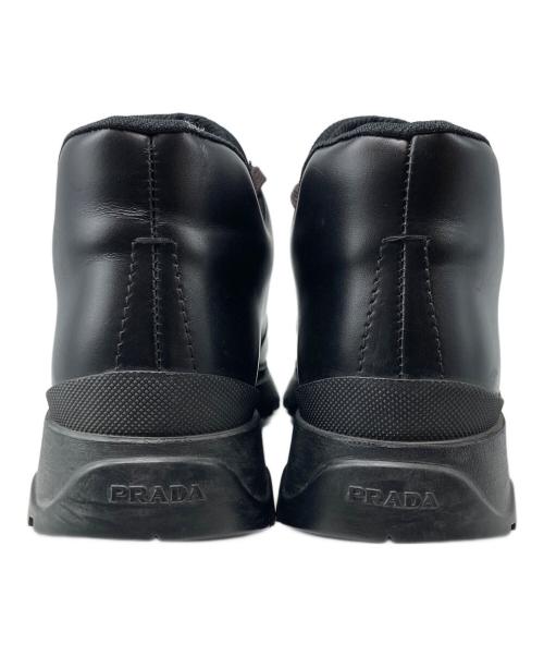 PRADA（プラダ）PRADA (プラダ) トレッキングブーツ ブラック サイズ:SIZE 36 1/2の古着・服飾アイテム
